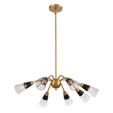 Ponti 8 Light Large Chandelier by Kalco - 513172BNB