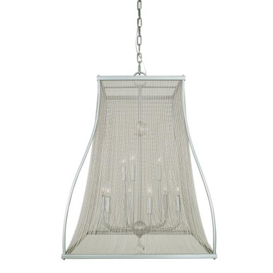 Harrison 9 Light Medium Foyer Chandelier by Framburg - 5509 SP/PN