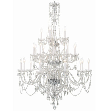 Traditional Crystal 25 Light Oversized Chandelier by Crystorama - 1156