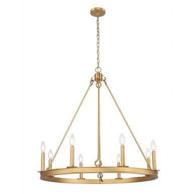 Barclay 8 Light Chandelier 32 Inch Tall and 33 Inch Wide By Z-Lite - 482R-8RB
