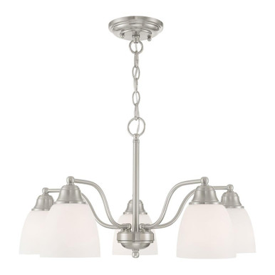 Somerville 5 Light Medium Chandelier by Livex - 53855-91
