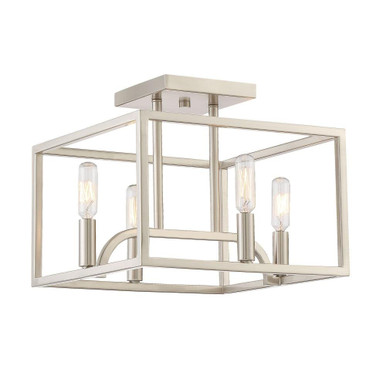 Uptown 4 Light Semi Flush Mount by Designers Fountain - 88411-sp