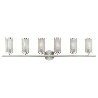 Industro 6 Light Vanity Light by Livex - 14126-91