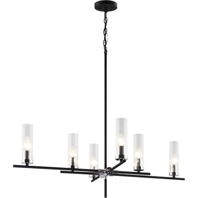 Luminoso 6 Light Medium Chandelier by Matteo - C74206CH