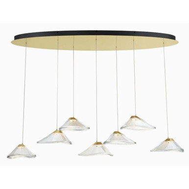 Sneer 35W 7 LED Oversized Pendant by George Kovacs - P5402-718-L