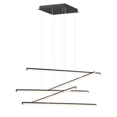 Hover 90W 5 LED Oversized Pendant by ET2 - E21375-BK
