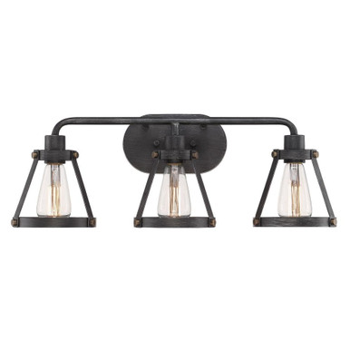 Wicker Park 3 Light Vanity Light by Designers Fountain - d212m-3b-wp