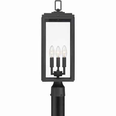 Byron 3 Light Outdoor Post Lantern 22.25 x 7.5 Inches by Crystorama - BYR-80109-MK