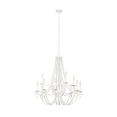 Acadia 12 Light Large 2 Tier Chandelier by Kalco - 507272DW
