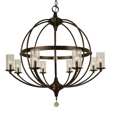 Compass 8 Light Foyer Chandelier 42 x 40 Inch by Framburg 1078 MB - 1078 MB