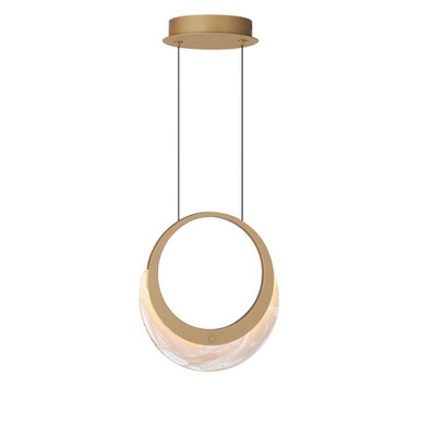Lyra 6.5W 1 LED Pendant 9.5 Inch Tall and 0.5 Inch Wide by ET2 - E23911-112GLD