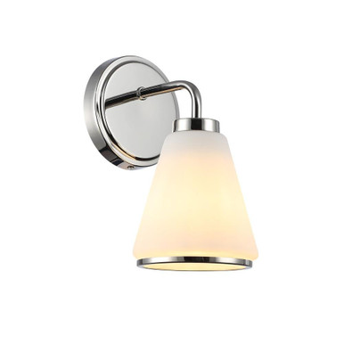 Zoey 1 Light Wall Sconce 5.75 Inch Tall and 5.5 Inch Wide by Artcraft - AC12121PN