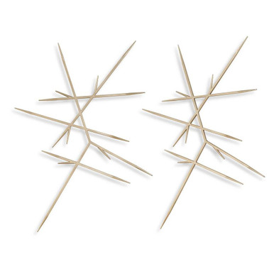 Fireworks 30.25 Inch Metal Wall Decor (Set of 2) by Uttermost - 04371