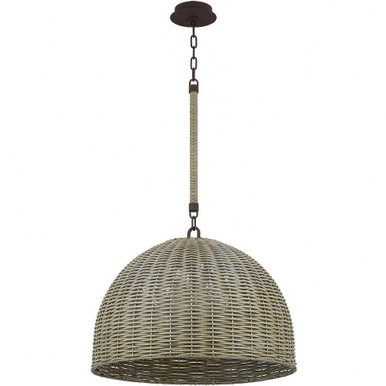 Huxley 3 Light Large Pendant 24 Inch Length by Troy - F2024-TBZ