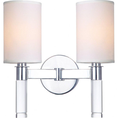 2 Light Wall Sconce 12 Inch Tall by Matteo - W52702CH
