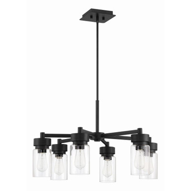 Bennet 6 Light Large Outdoor Ceiling Light by Craftmade - 57126-MN