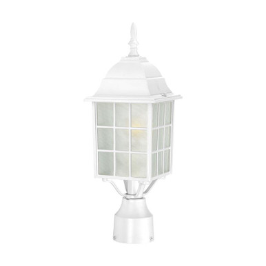 Adams Outdoor Post Light 6.125 Inch Wide by 18.25 Inch High by Nuvo - 60/4907