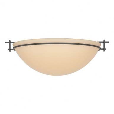 Moonband 3 Light 15.9 Inch Wide Metal Semi Flush Mount by Hubbardton Forge - 124252HF