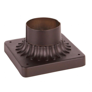 Accessory 6 Inch Outdoor Pier Mount Adaptor by Livex - 7507-04