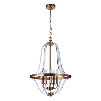 Graclyn 5 Light Small Foyer Chandelier by Craftmade - 57735-SB
