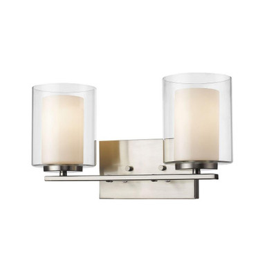 Willow Two Light Vanity Light by Z Lite - 426-2V-BN