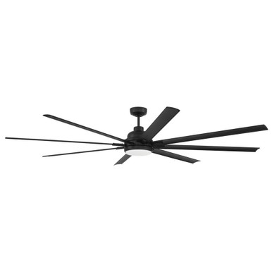 Rush 8 Blade Ceiling Fan with Light Kit 84 Inch Wide by Craftmade - RSH84FB8-NWF
