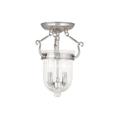 Coventry 2 Light 7.5 Inch Wide Flush Mount by Livex - 50512