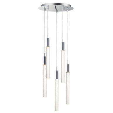Big Fizz 40W 5 LED Medium Pendant by ET2 - E22875-91PC