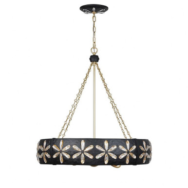 Venice 6 Light Large Chandelier by Savoy House - 1-2493-6-104