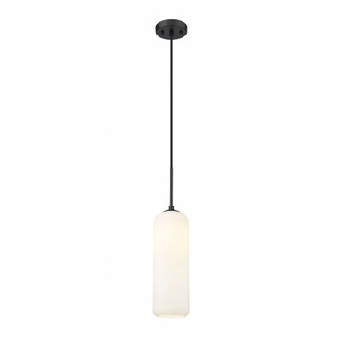 Monty 1 Light Pendant In Mid Century Style 22 x 5.25 Inches by Z Lite - 732P22-MB