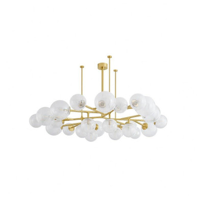 Glasgow 24 Light Oversized Chandelier by Corbett - 488-68-VPB