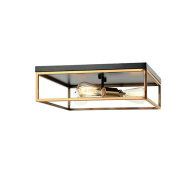 Knox 3 Light 16 Inch Wide Flush Mount by Justice Design - NSH-4490-MBBR