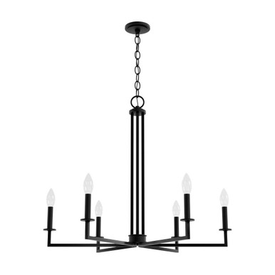 Bearden 6 Light Large Chandelier by Hunter - 19621