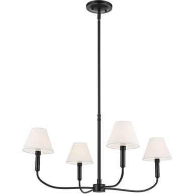 Eadie 4 Light Medium Chandelier 15 Inch Tall and 30.75 Inch Wide by Kichler - 52766