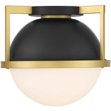 Carlysle 1 Light 15 Inch Wide Flush Mount by Savoy House - 6-4602-1