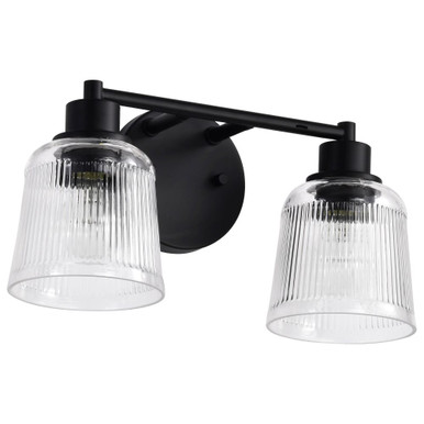 Grayson 2 Light Bath Vanity 7.5 Inch Tall and 14.5 Inch Wide by Nuvo - 60/8602
