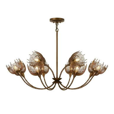 Protea 12 Light Chandelier 15.5 Inch Tall and 40 Inch Wide by Savoy House - 1-6912-12-329