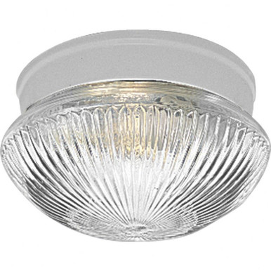 Fitter 1 Light 7.5 Inch Wide Steel Flush Mount by Progress - P3405-30