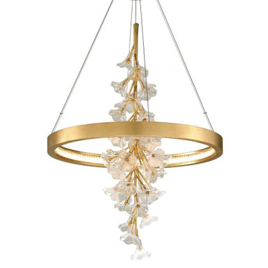 Jasmine 1 Light Large Chandelier by Corbett - 268-71-GL