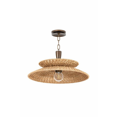 Landry 1 Light Large Pendant 20 Inch Wide by Troy - F1820-BRL