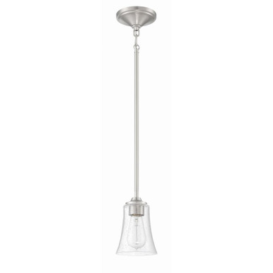 Gwyneth 1 Light Mini Pendant by Craftmade 50491-BNK - 50491-BNK