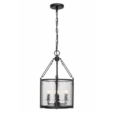 Barrington 4 Light Medium Pendant by Z-Lite - 346P12-MB