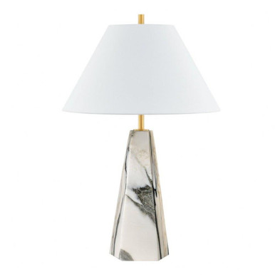 Benicia 1 Light Table Lamp 30 x 19.25 Inches by Hudson Valley - L1328-AGB