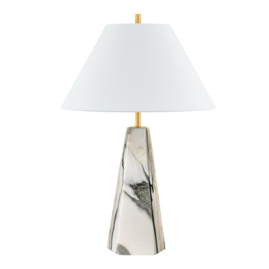 Benicia 1 Light Table Lamp 30 x 19.25 Inches by Hudson Valley - L1328-AGB