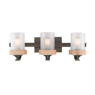 Chatham 3 Light Vanity Light by Golden - 1048-BA3 GMT-CS