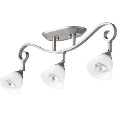 3 Light 3.75 Inch Wide Flush Mount by Quorum - 3853-3-64