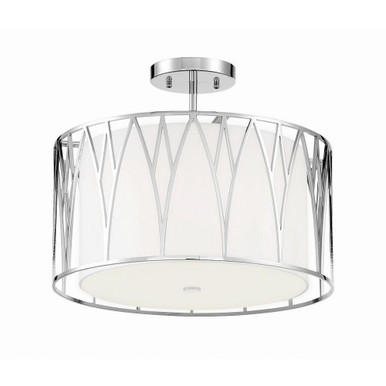 Regal Terrace 1 LED 16.13 Inch Wide Semi Flush Mount by Minka Lavery - 1089