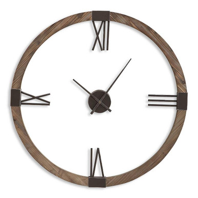 Marcelo 39.5 Inch Modern Wall Clock by Uttermost - 06454