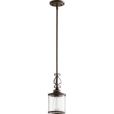 San Miguel 1 Light Mini Pendant by Quorum - 3073