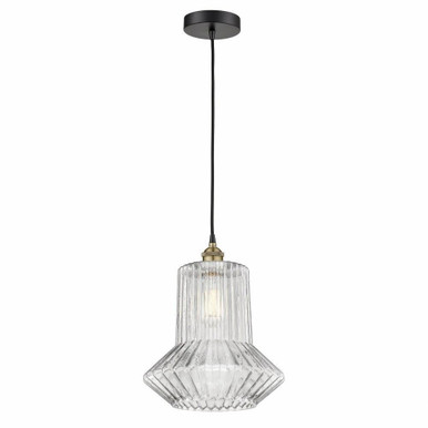 Springwater 1 Light Cord Medium Pendant 15.75 Inch Tall by Innovations - 616-1P-BAB-G212
